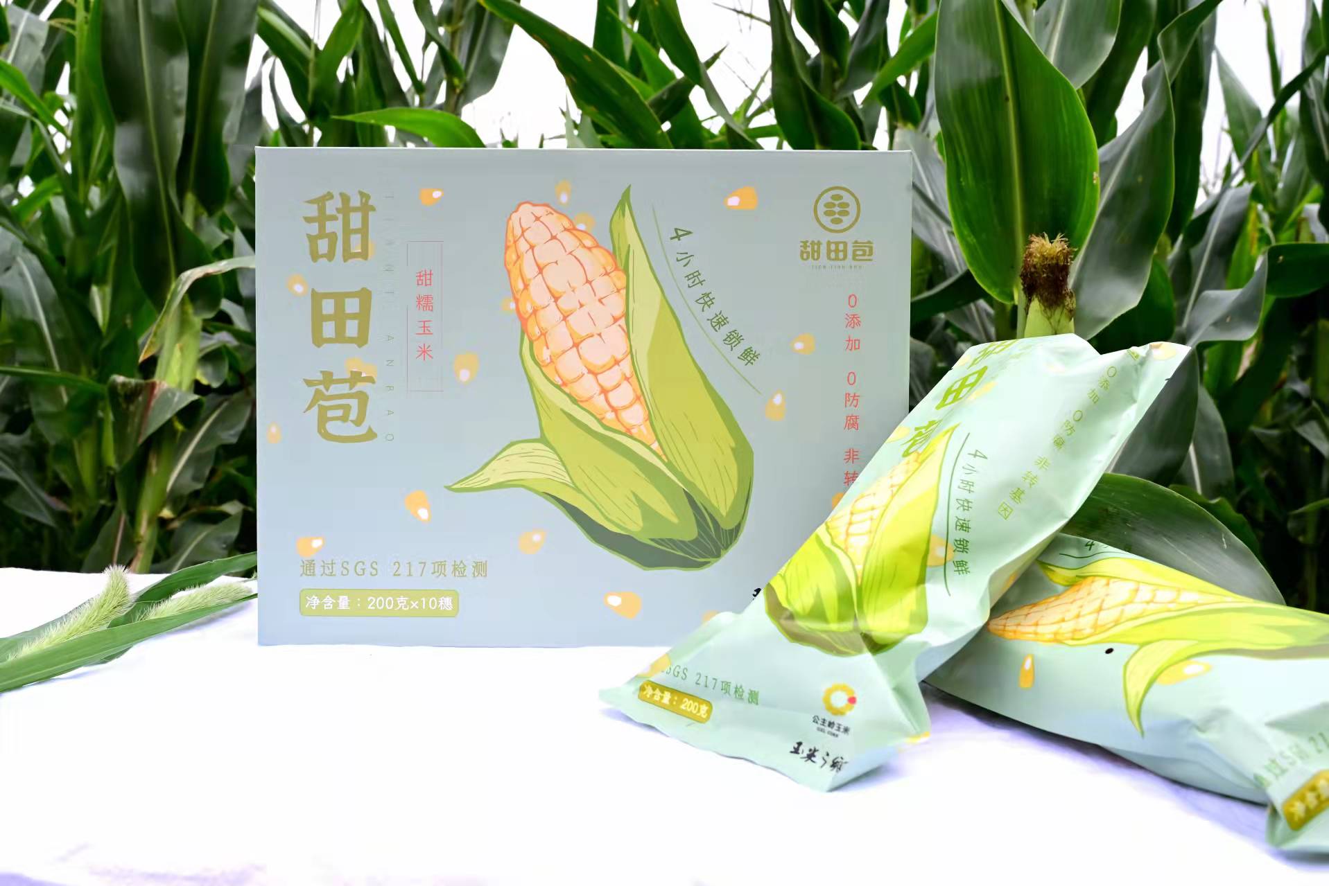 甜填苞甜糯玉米