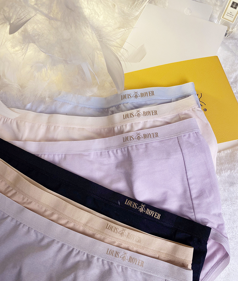 法国利蜂新品桑蚕丝莫代尔内裤