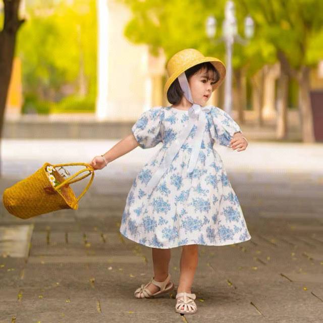 韩国 小碎花连衣裙