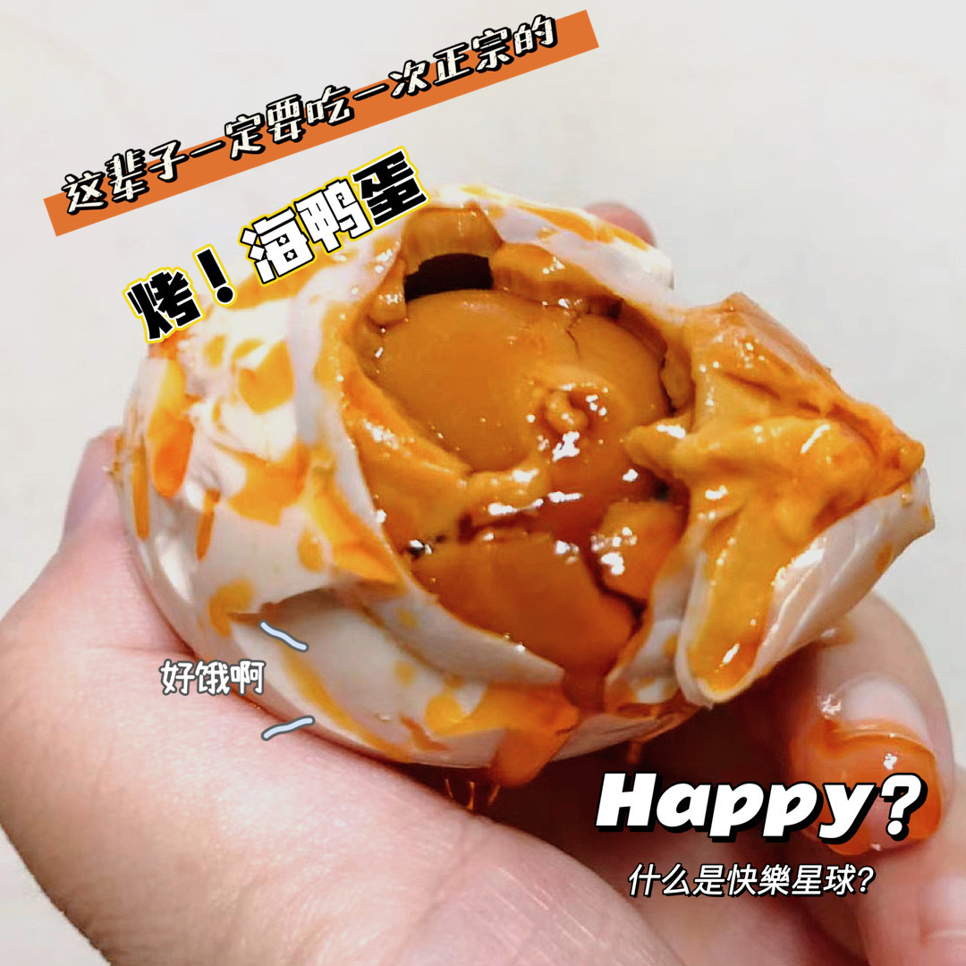 涠洲船说烤海鸭蛋