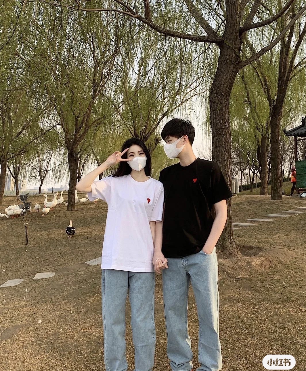 亲子款Ami爱心️刺绣短袖