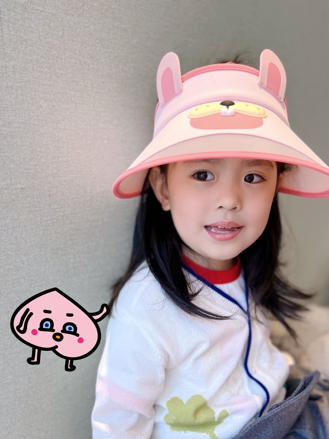 法国VEC儿童变色卡通遮阳帽