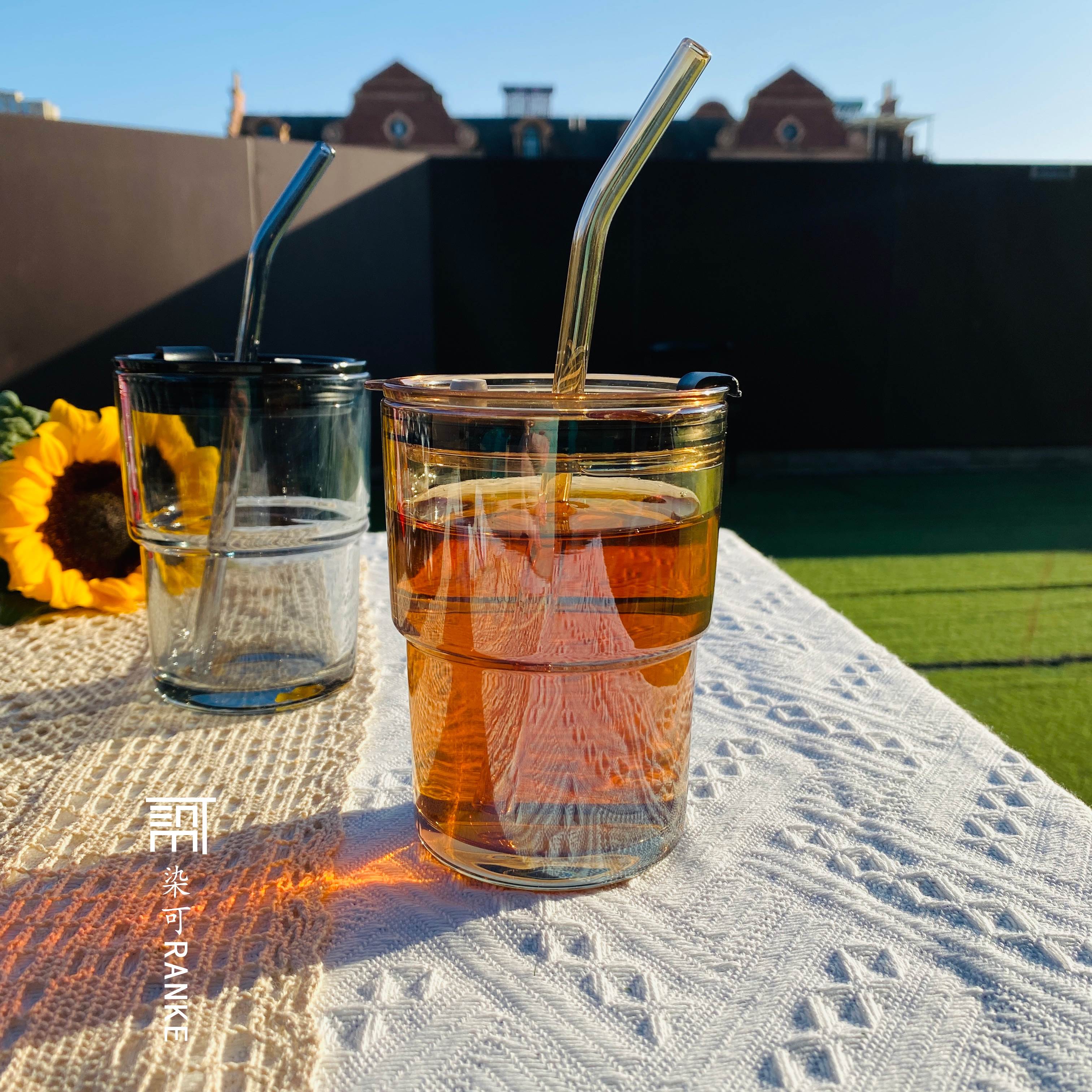 染可北极光竹节随行咖啡杯