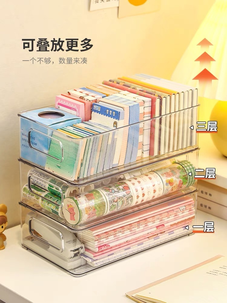 透明可叠加收纳盒