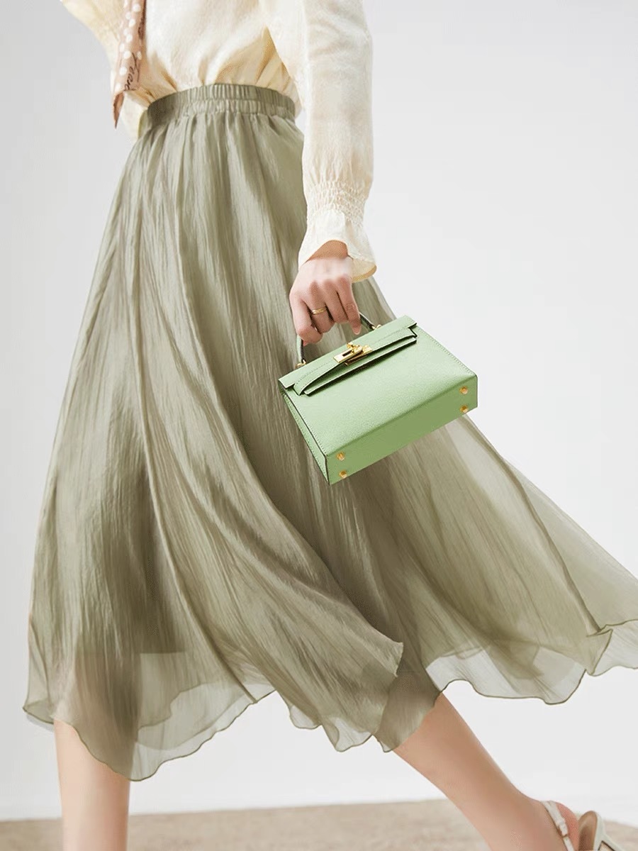 追光人鱼姬网纱半裙