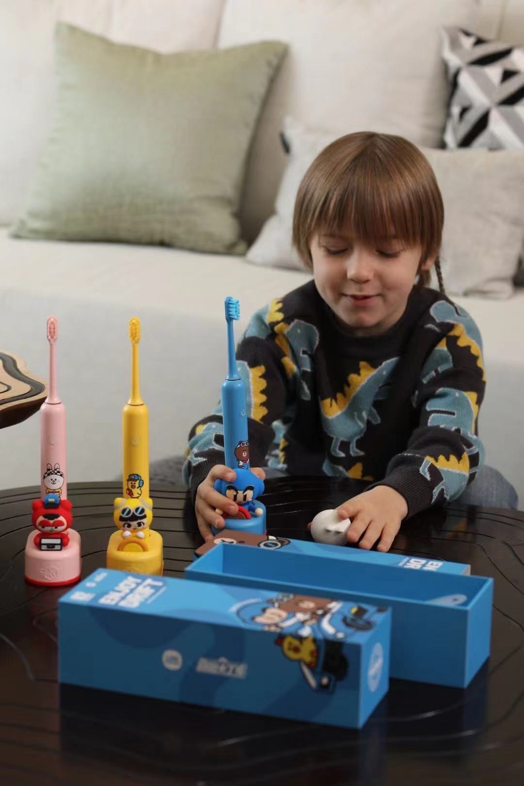 正品Linefriends &跑跑卡丁车联名款电动牙刷