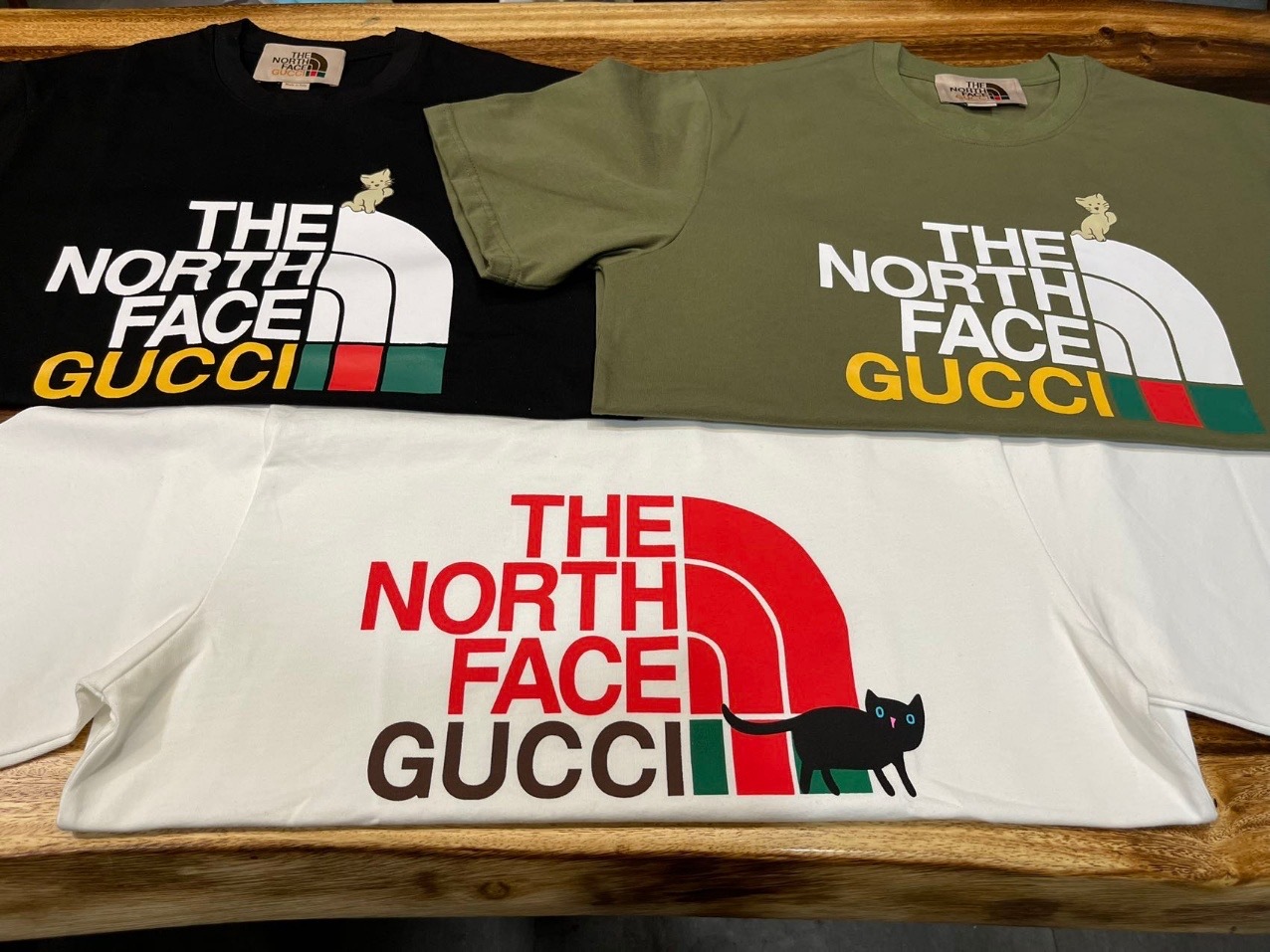 TNF联名G家猫咪新款爆炸s22必入情侣oversize T恤