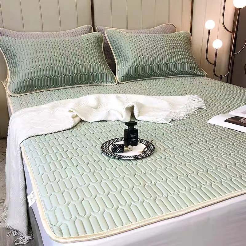 龙宝生活乳胶凉席三件套