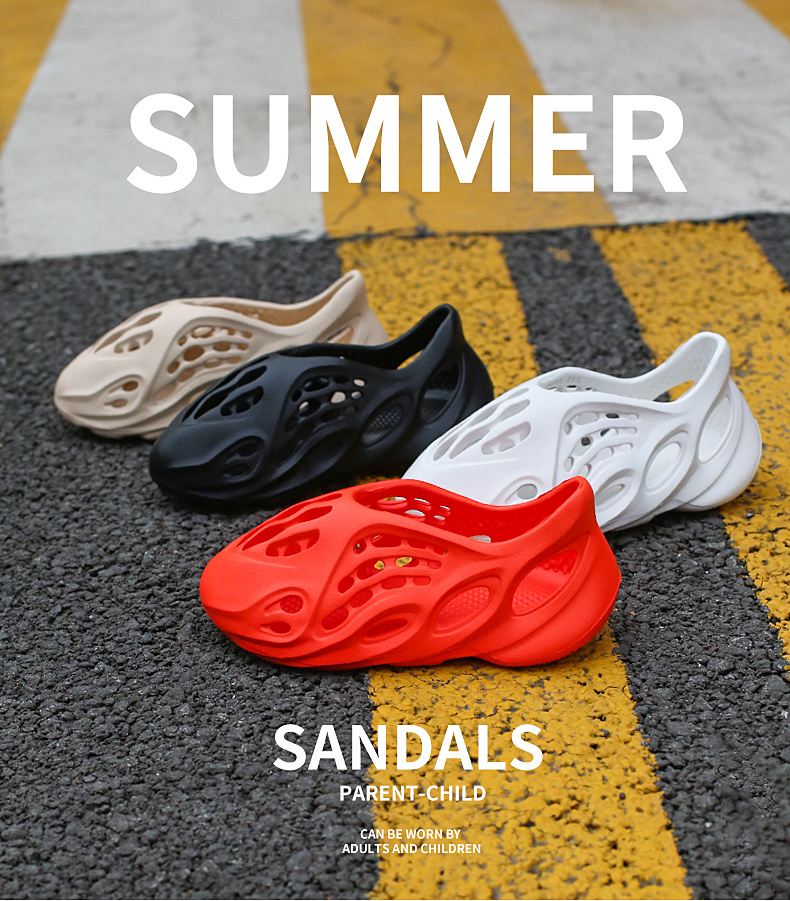 亲子运动镂空凉鞋