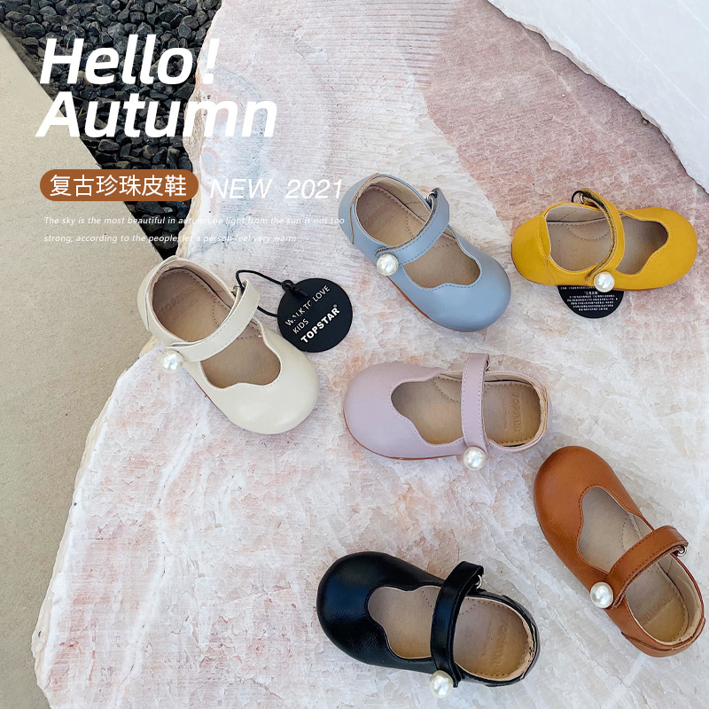 复古港风小皮鞋