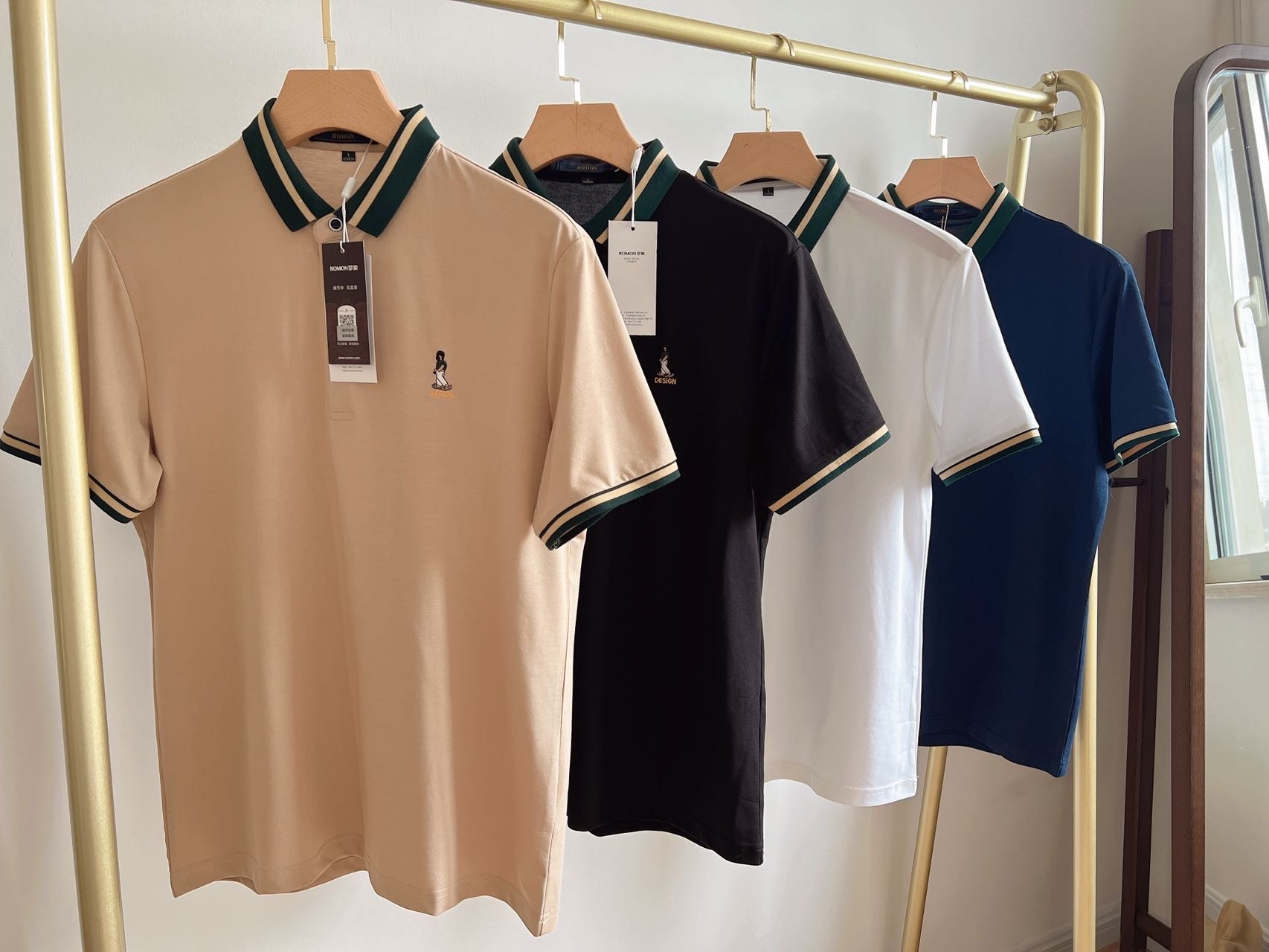 罗蒙Roman男士短袖Polo