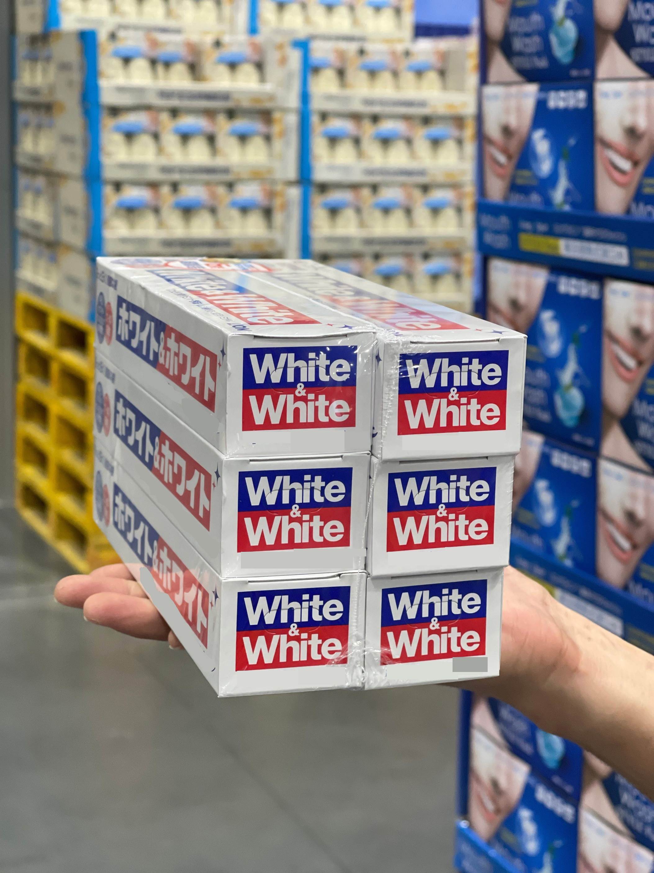 正品日本狮王大白牙膏