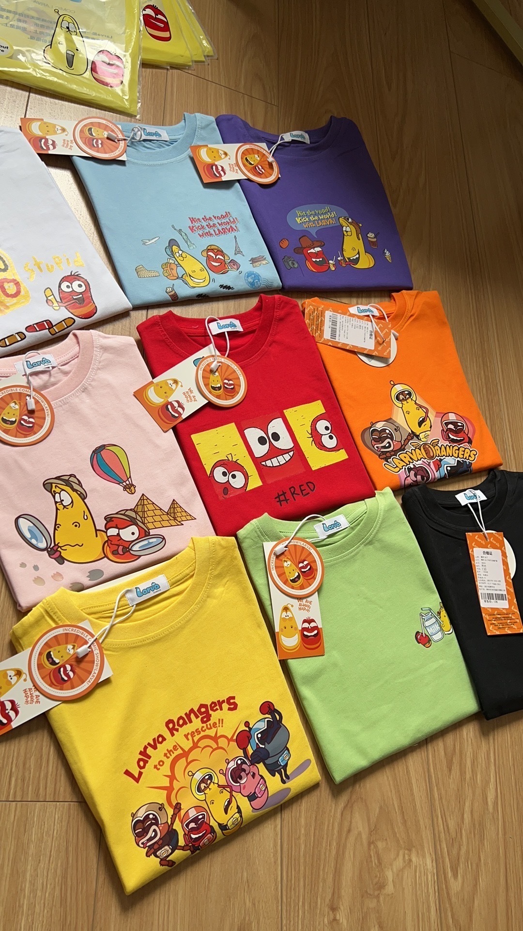 爆笑虫子联名款儿童T