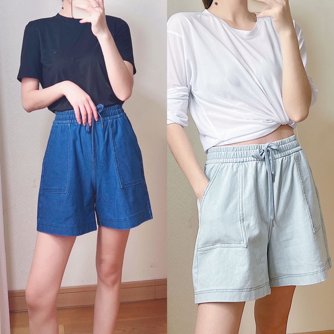 优衣库同款牛仔短裤