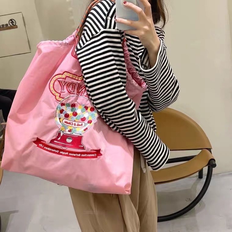 易梦玲同款ball chain购物袋