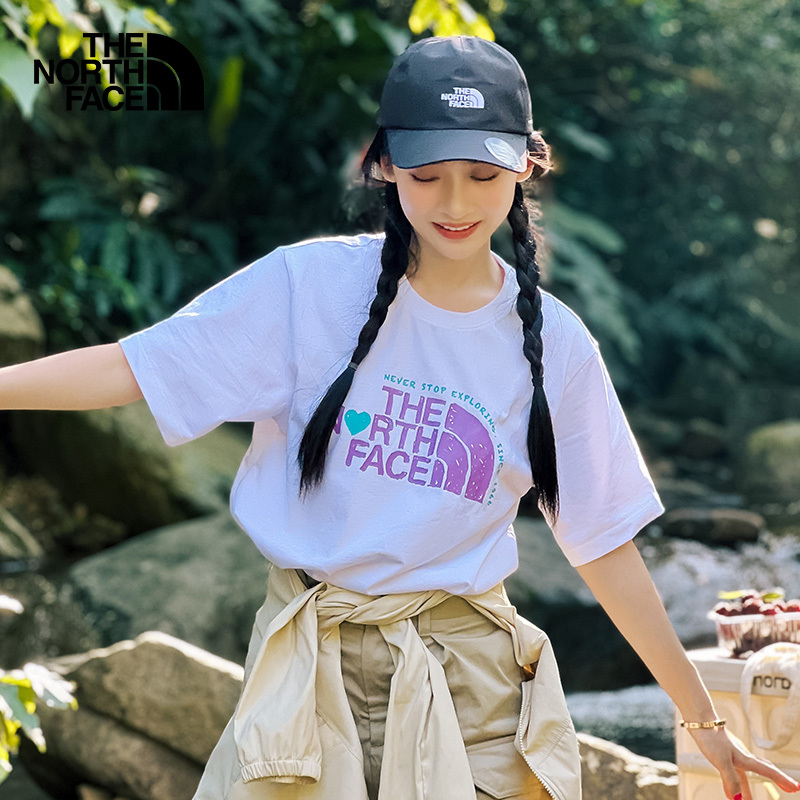 潮流户外品牌TheNorthFace短袖T恤