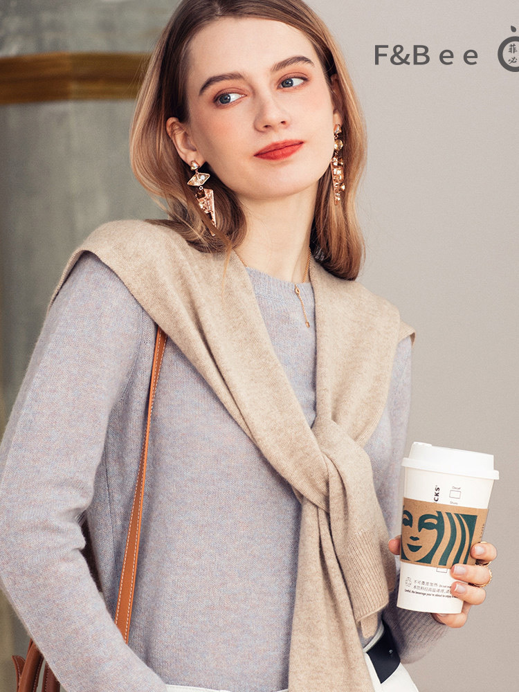 F&Bee菲必针织小披肩