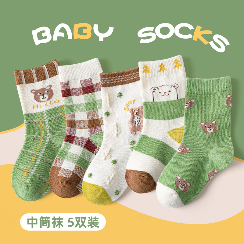 敏榴儿童秋冬袜