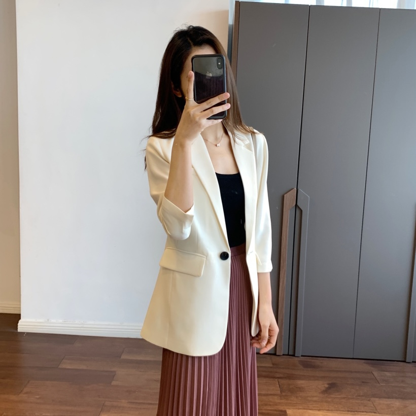 秋季新款进口三醋酸西服