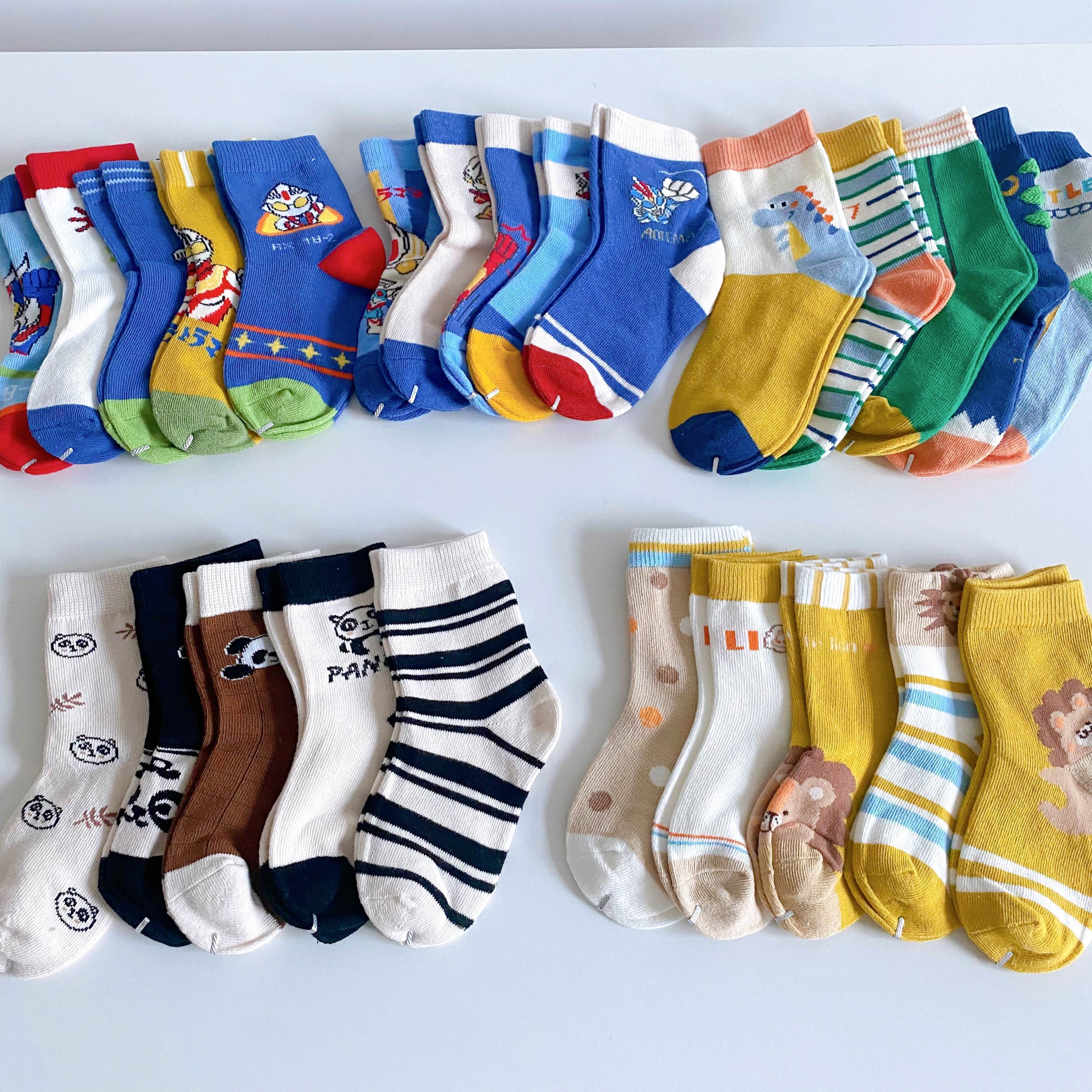 麦沫高品质儿童中筒袜