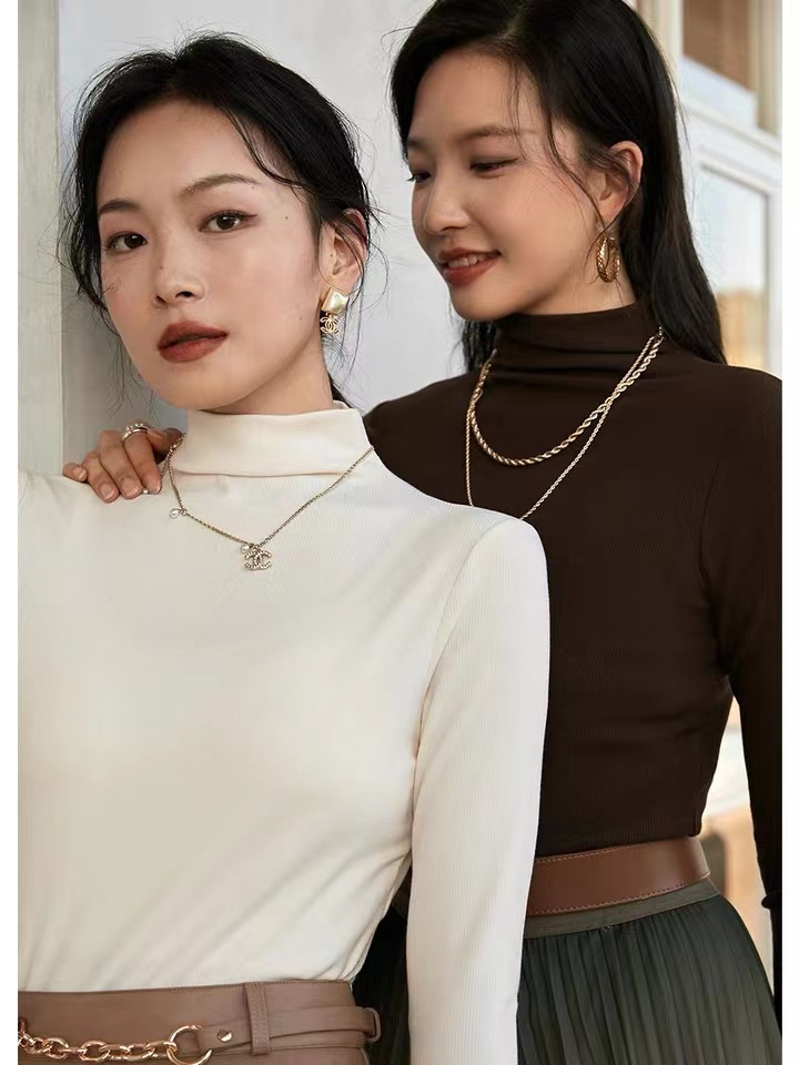 桑蚕丝自发热打底衫