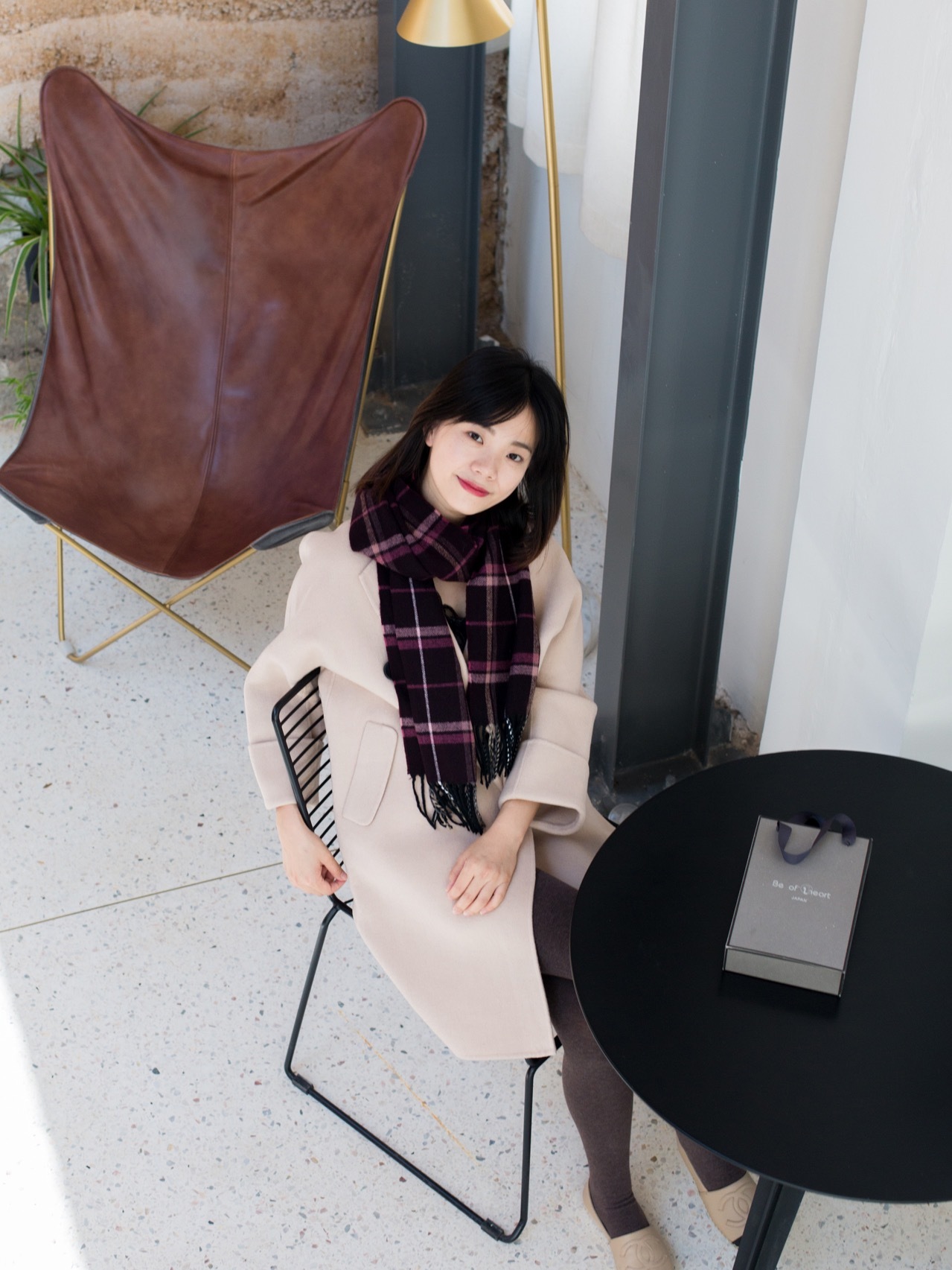 苏格兰格纹围巾