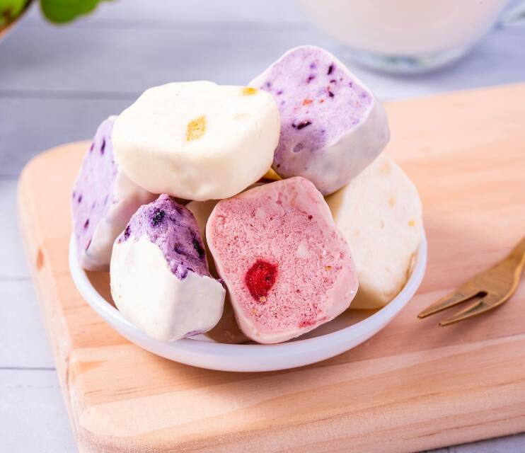 元气简餐冻干酸奶块