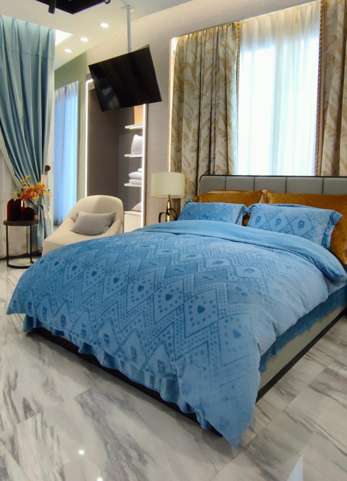 龙宝生活婴肤绒四件套