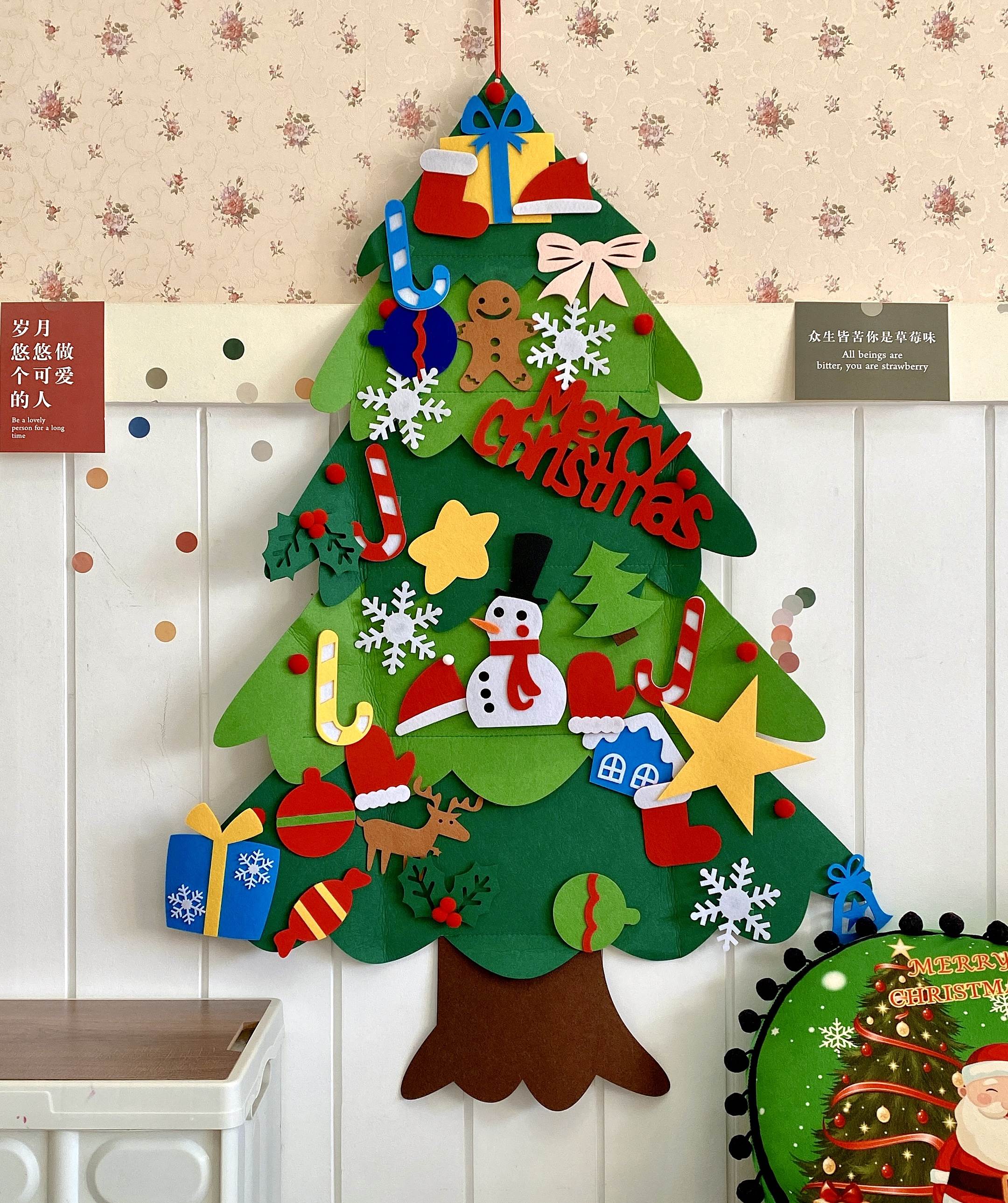 毛毡魔法圣诞树