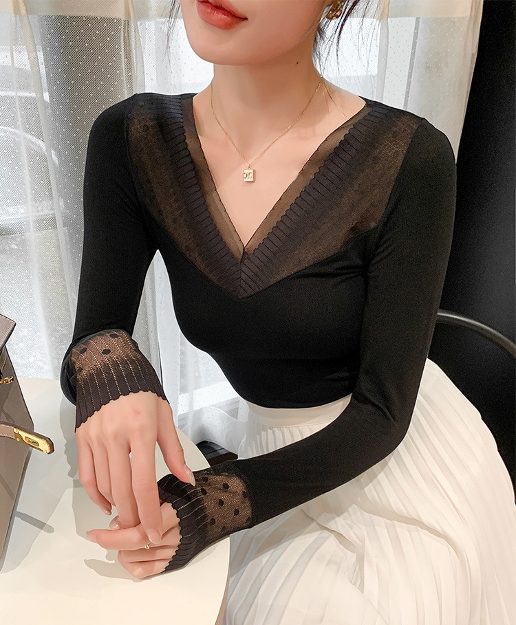 莫奈花园深V肌底衣