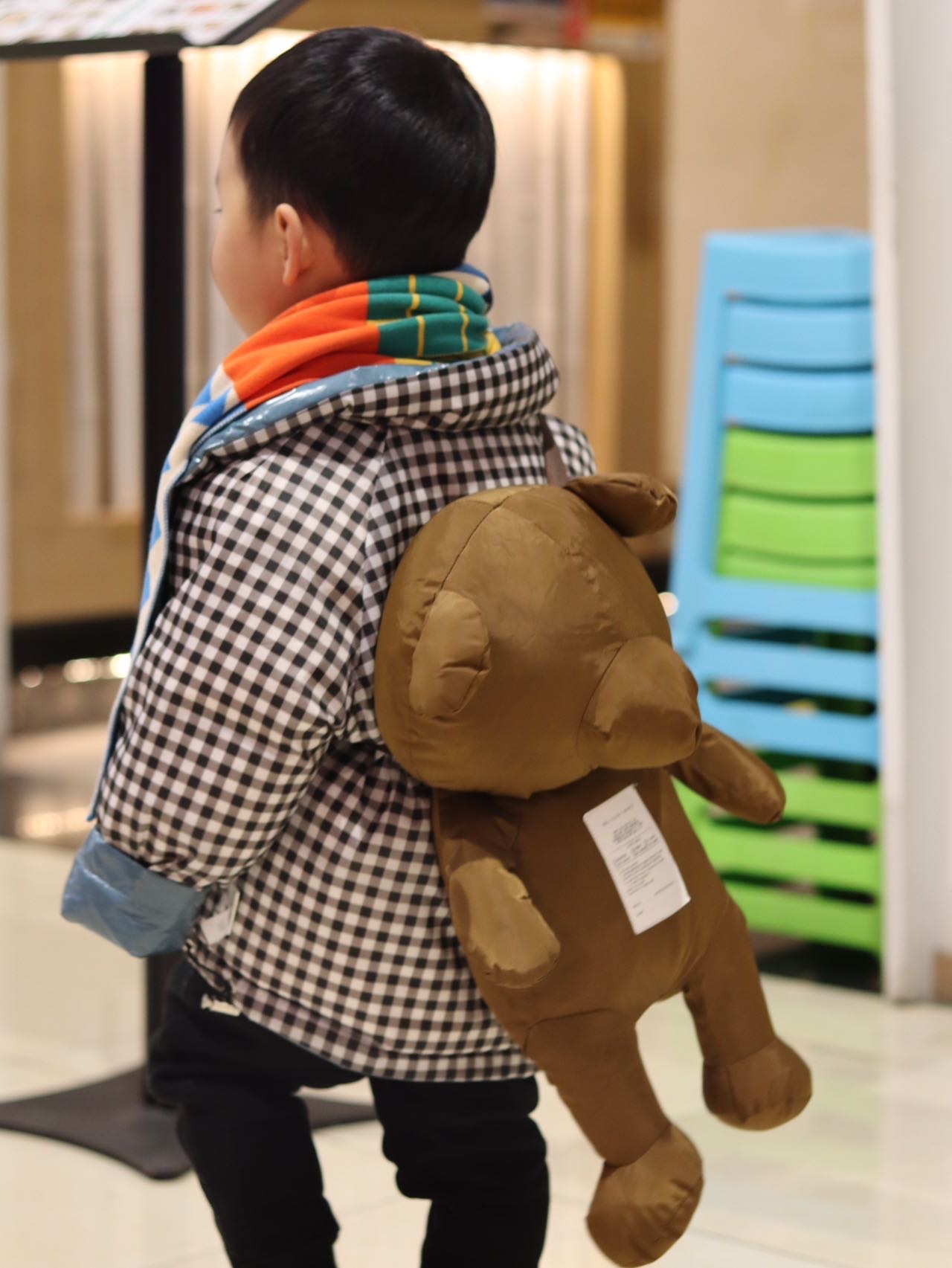 胖胖象两面穿羽绒服