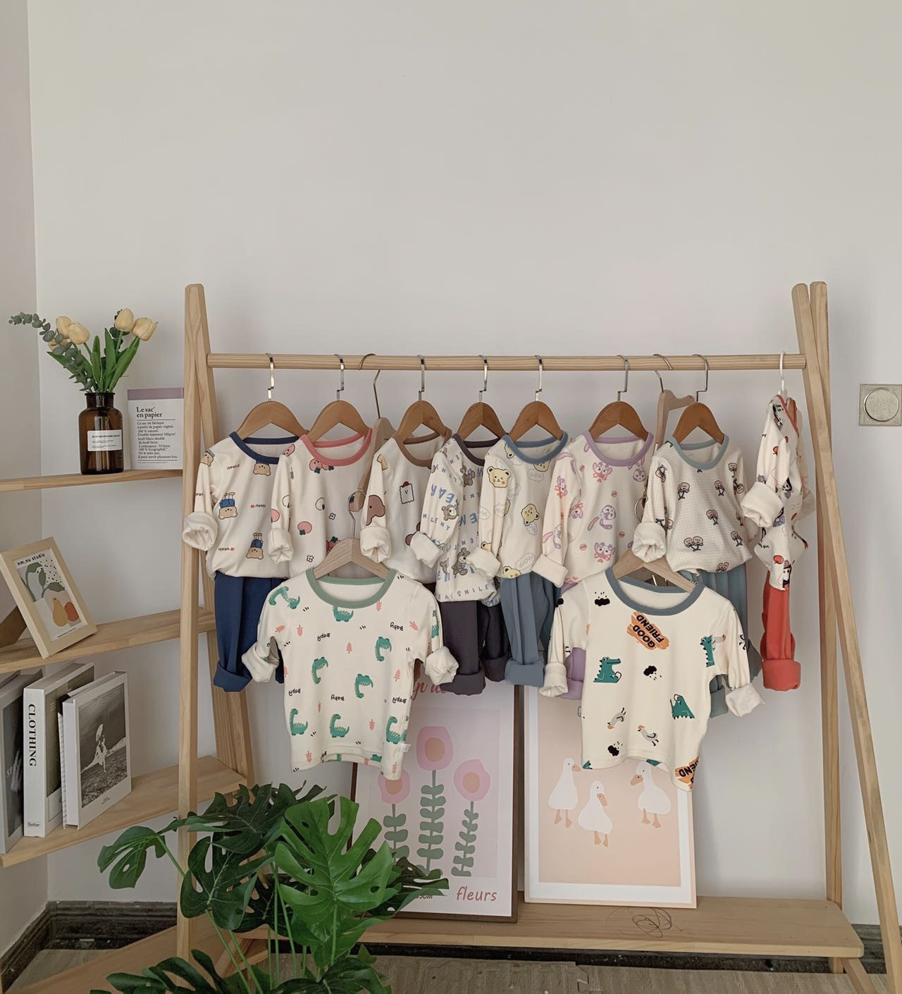 秋冬新款暖暖绒家居服套装