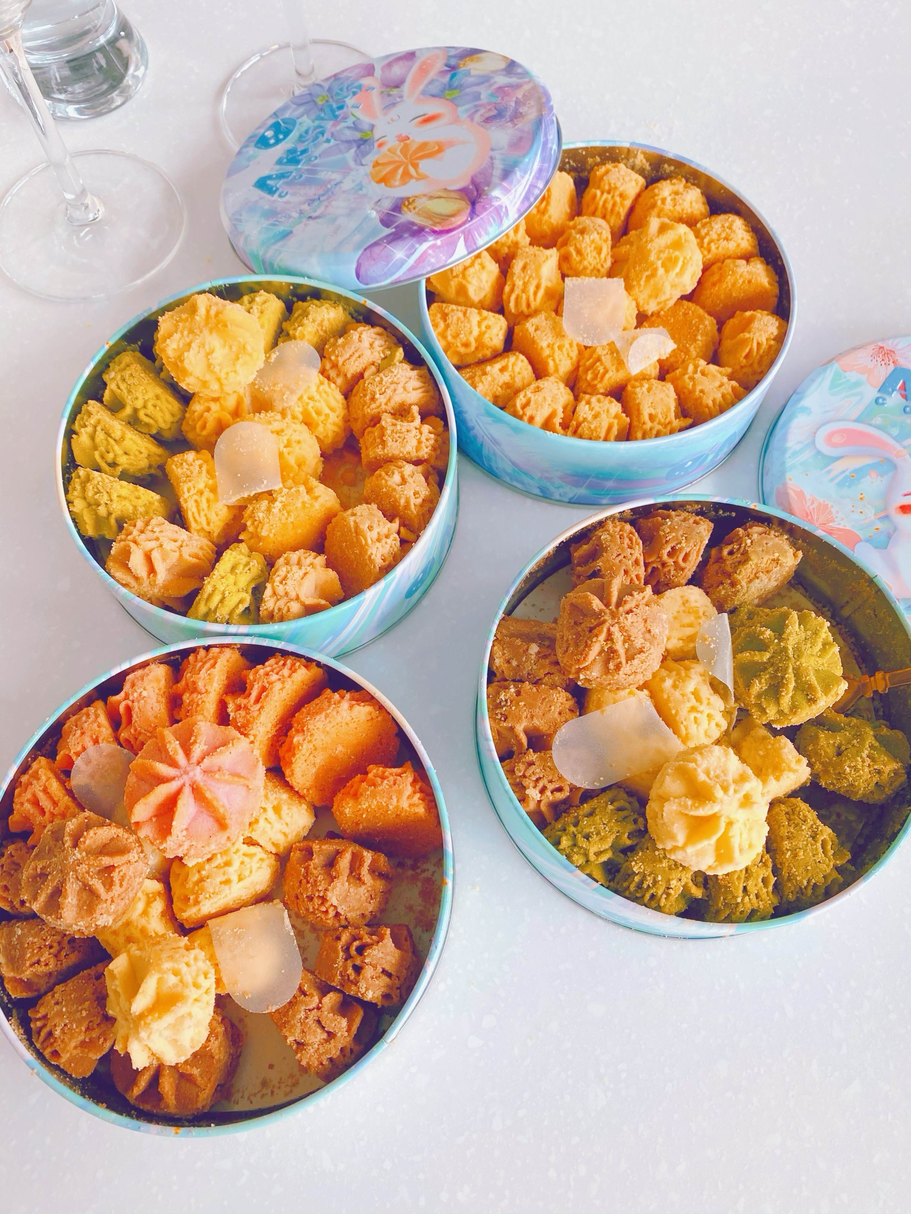 AKOKO经典小花黄油曲奇