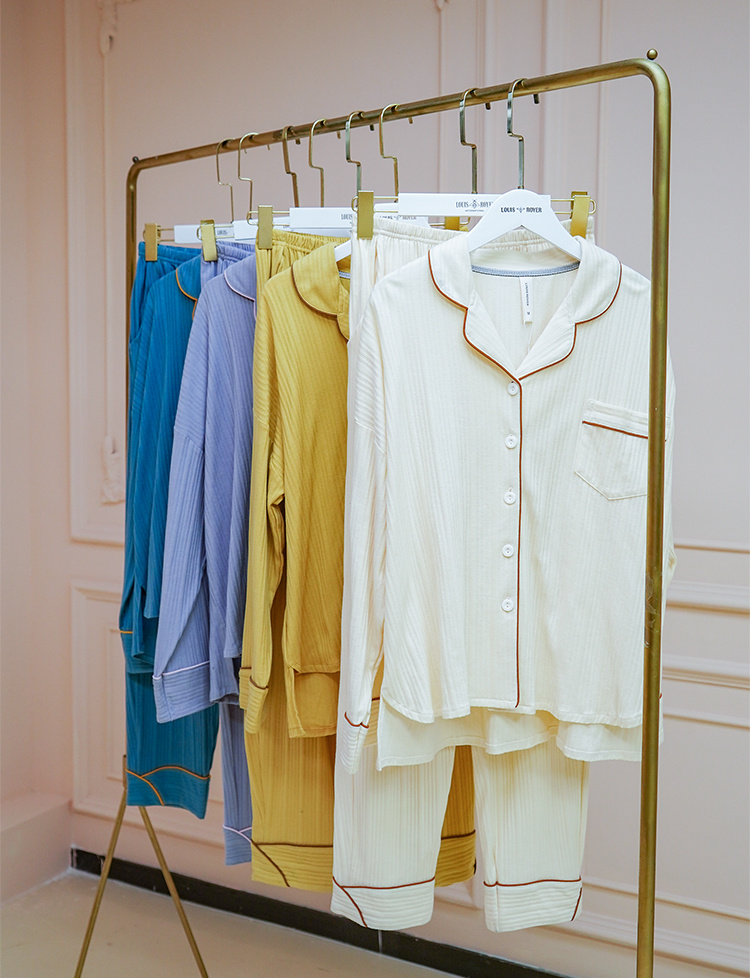 法国利蜂开春纯棉家居服