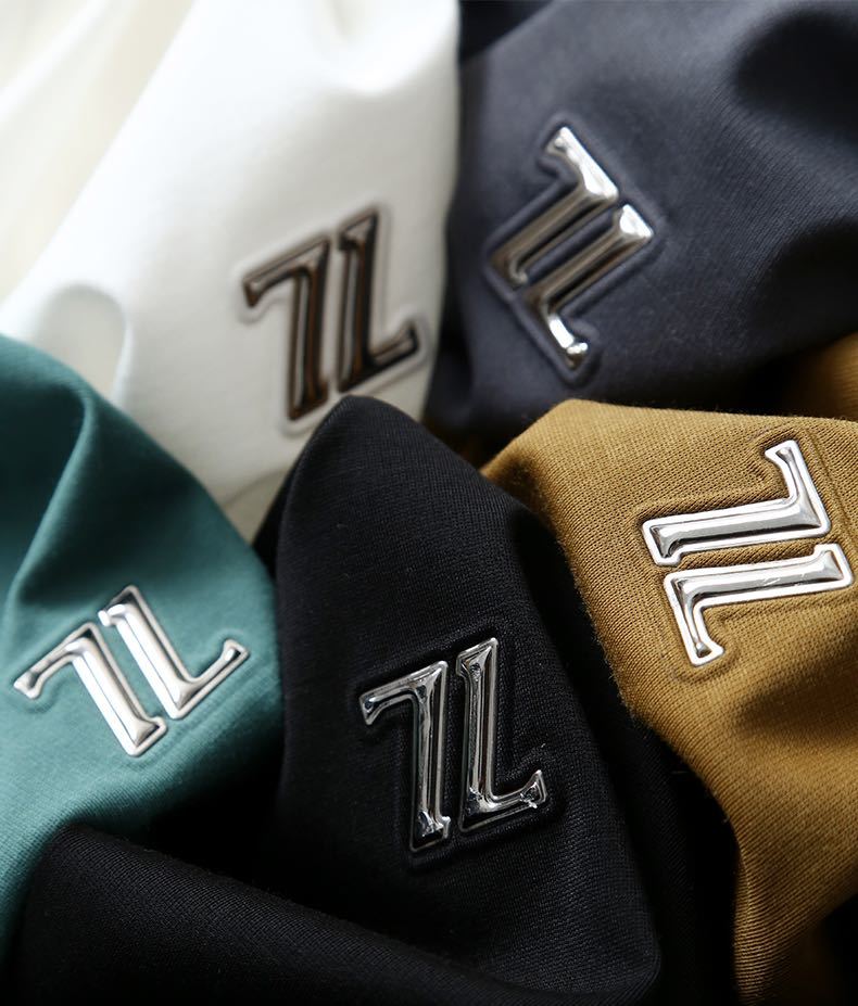 杰*亚X P*MPA联名款男士Z标纯色T恤