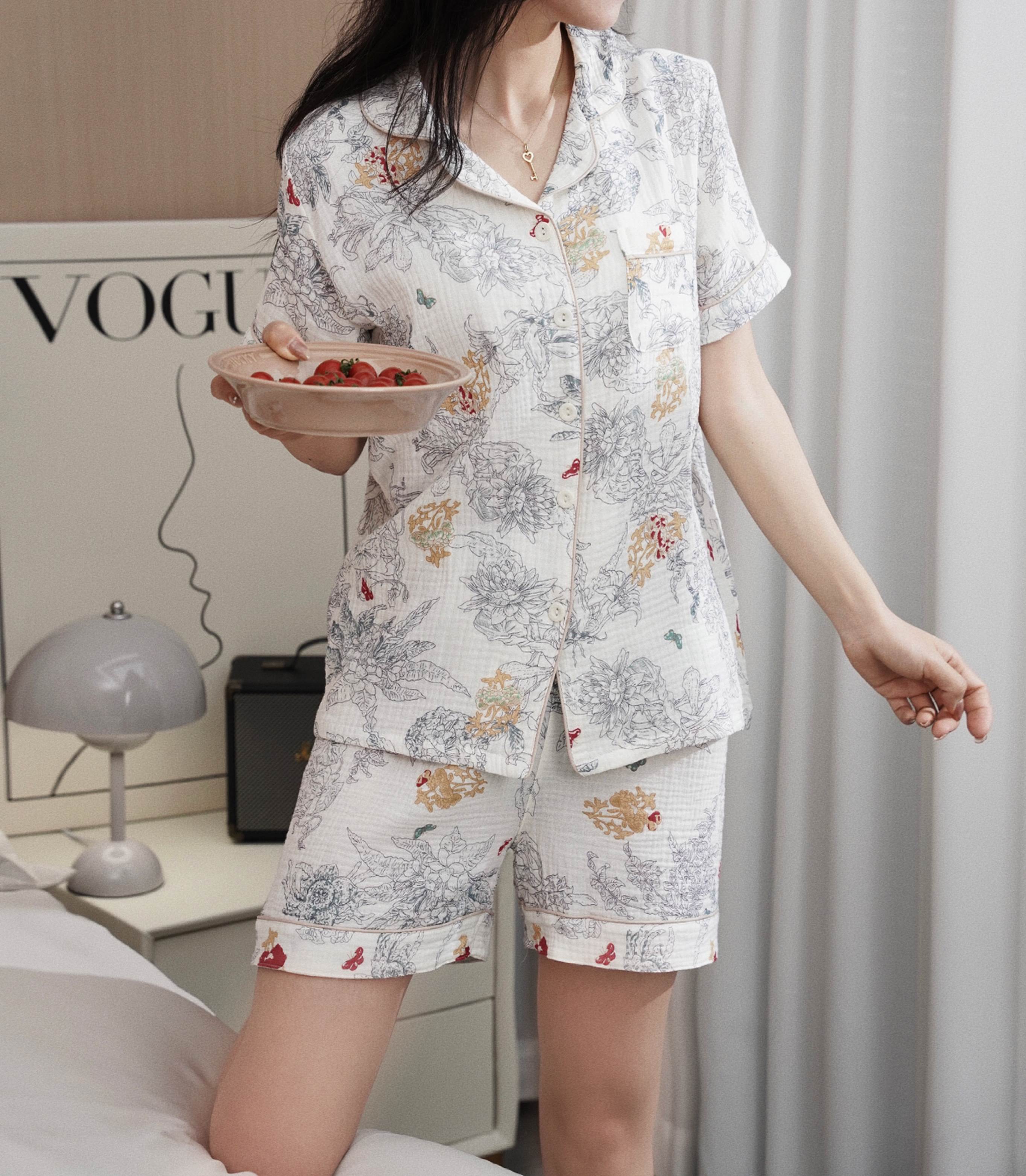 小众设计款-双层棉纱家居服