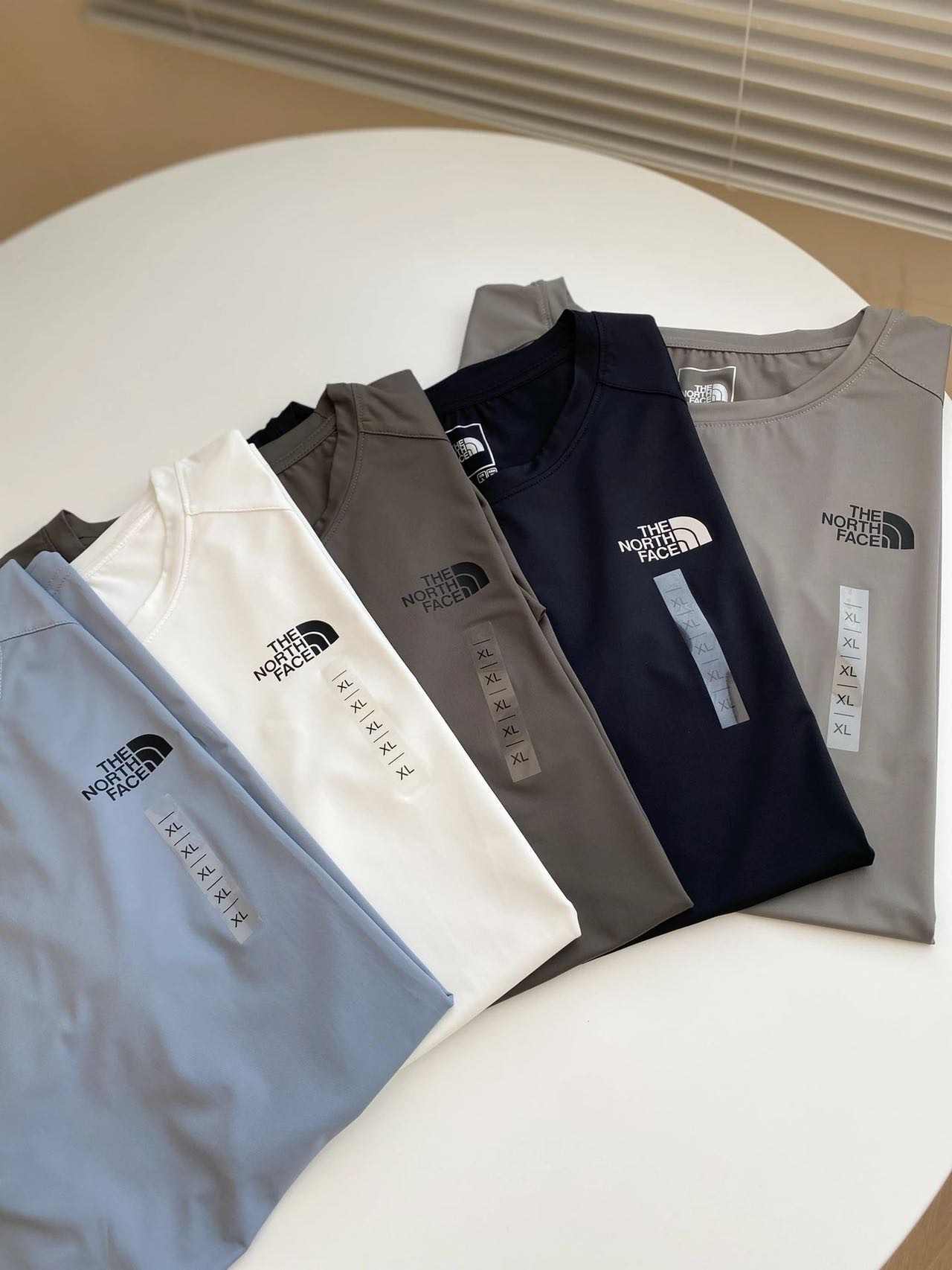 北面情侣冰丝速干短袖T恤