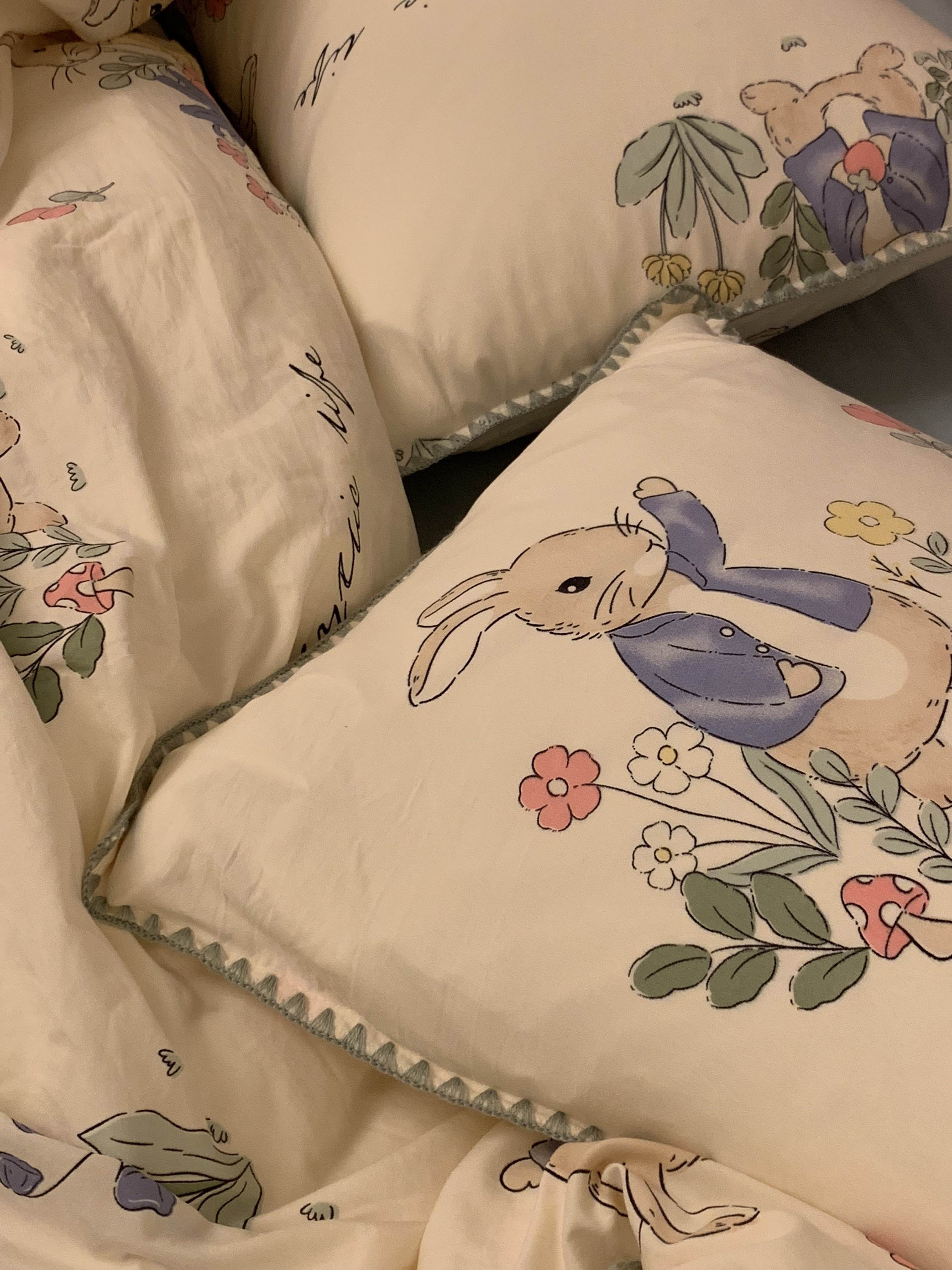 高品质水洗双层纱四件套