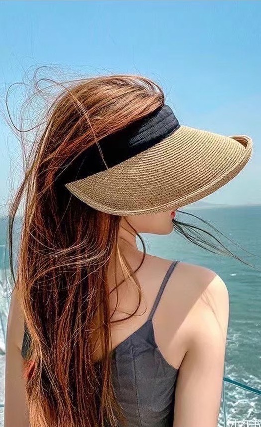 专柜正品夏尔贝洛Charles Perra 防晒草帽超大福利