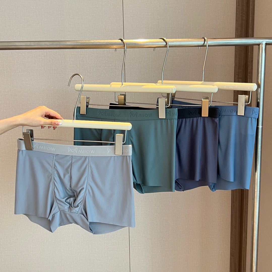 猫人·冰丝裸感降温男士内裤