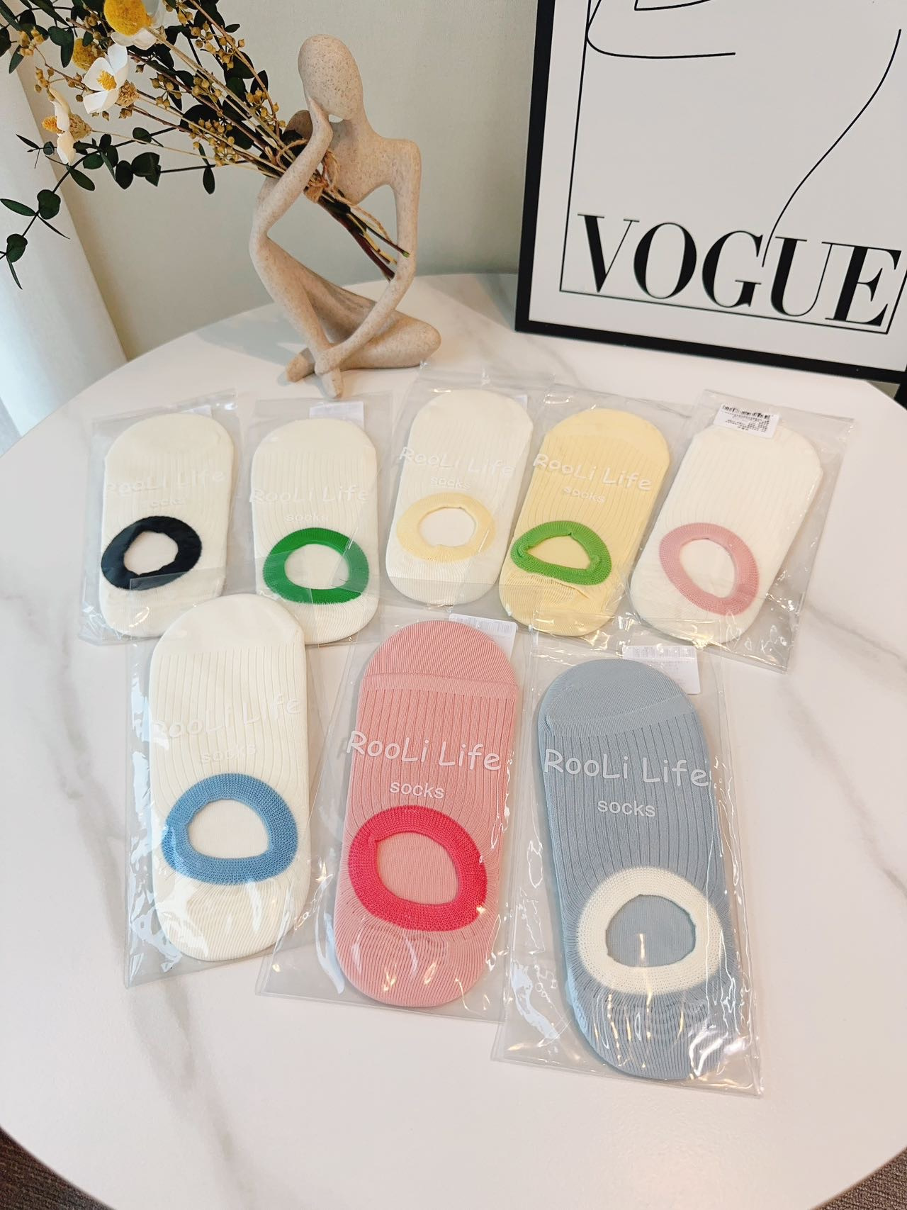 安牧撞色系3A抗菌防臭袜