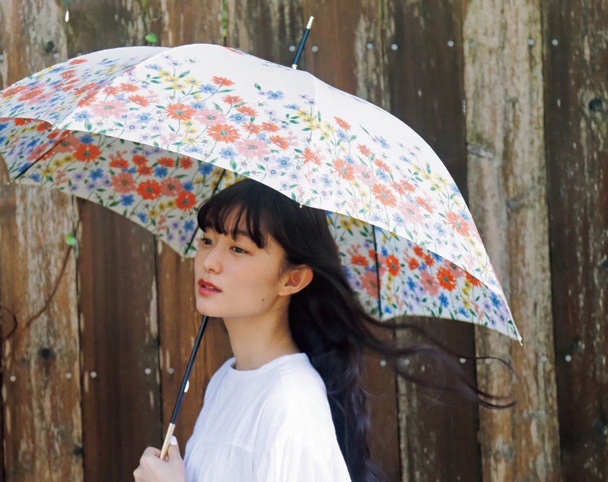 AVRNA法式高级感碎花晴雨伞