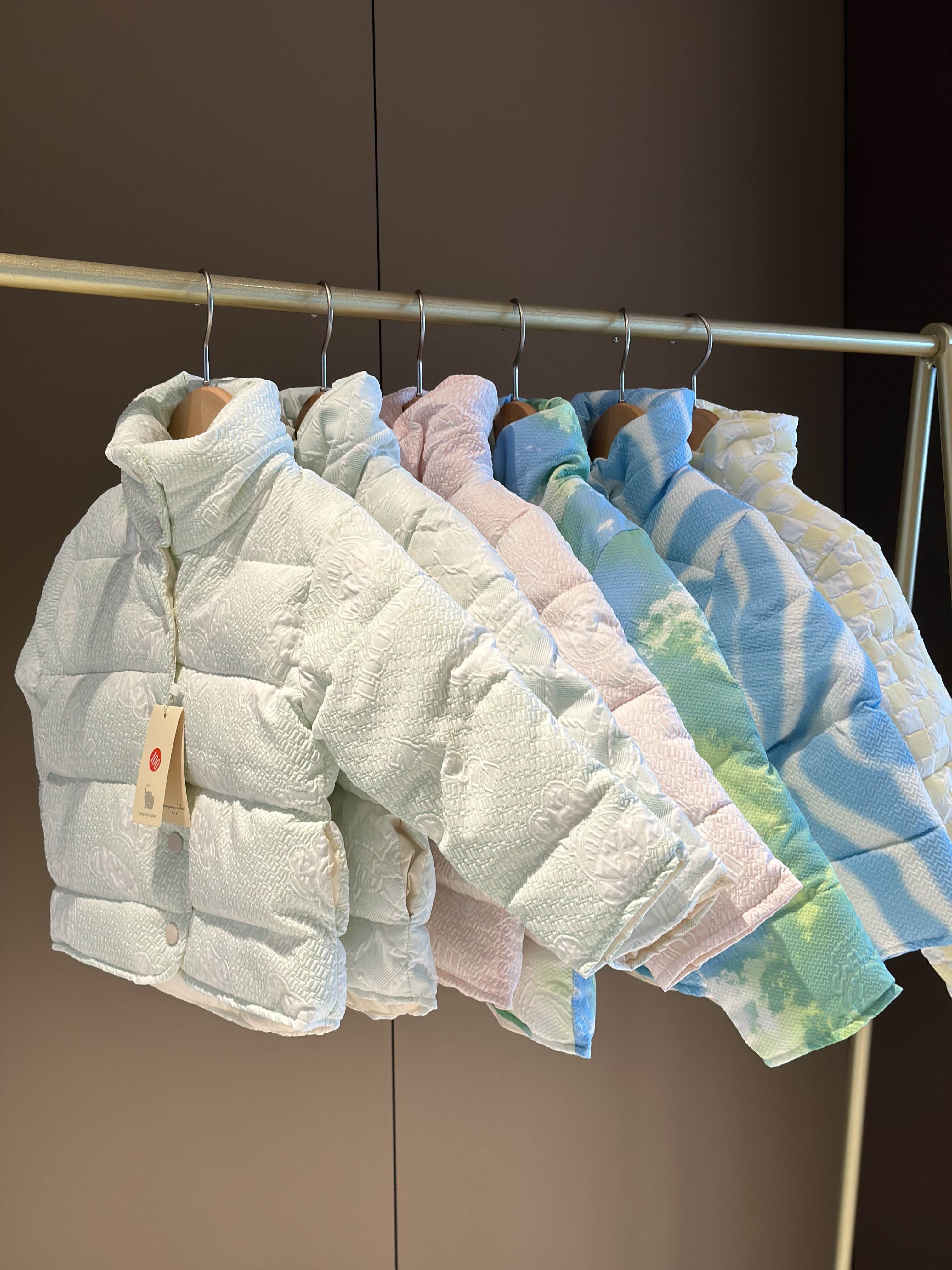 胖胖象儿童法式奶油泡芙棉服外套