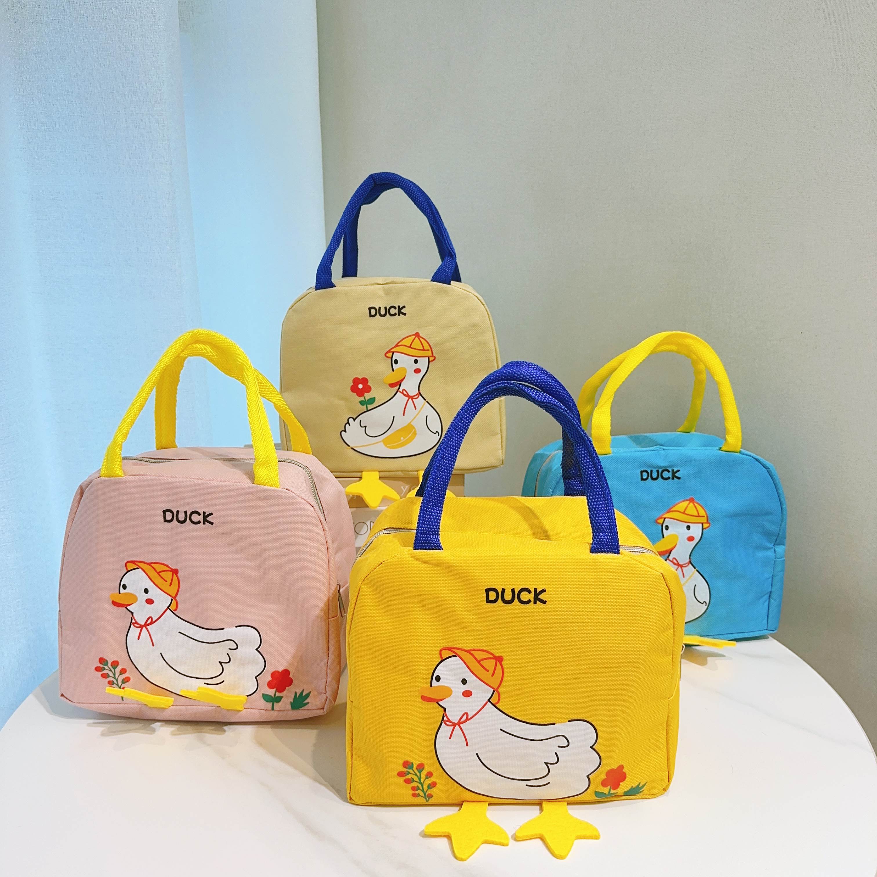 奶油色系便当包