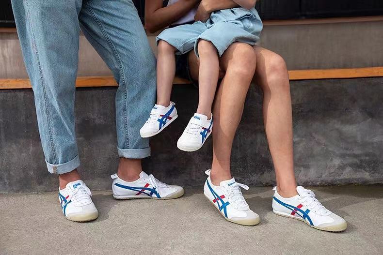 鬼冢虎皮面帆布经典运动休闲鞋