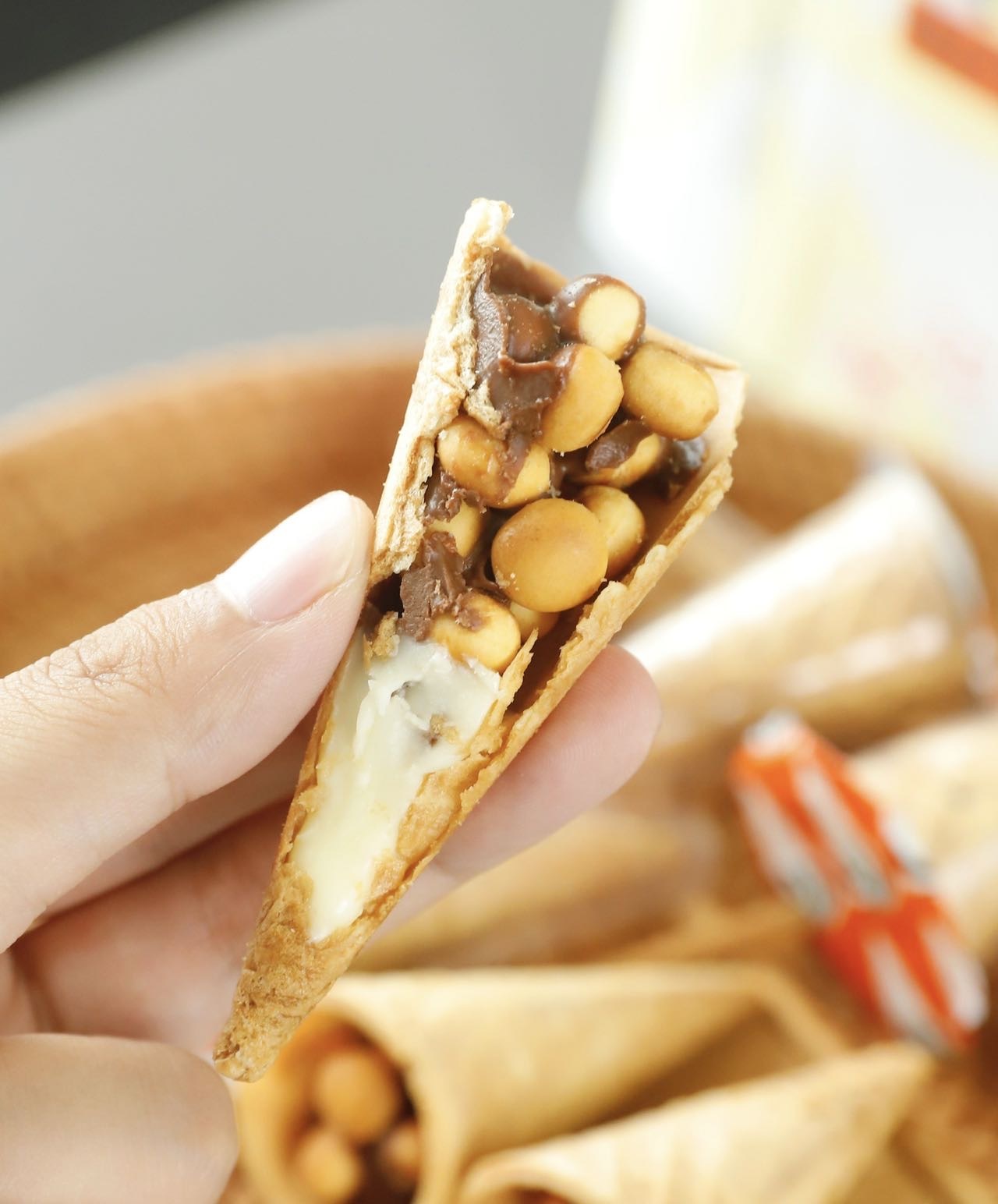 巢治益生菌巧脆筒