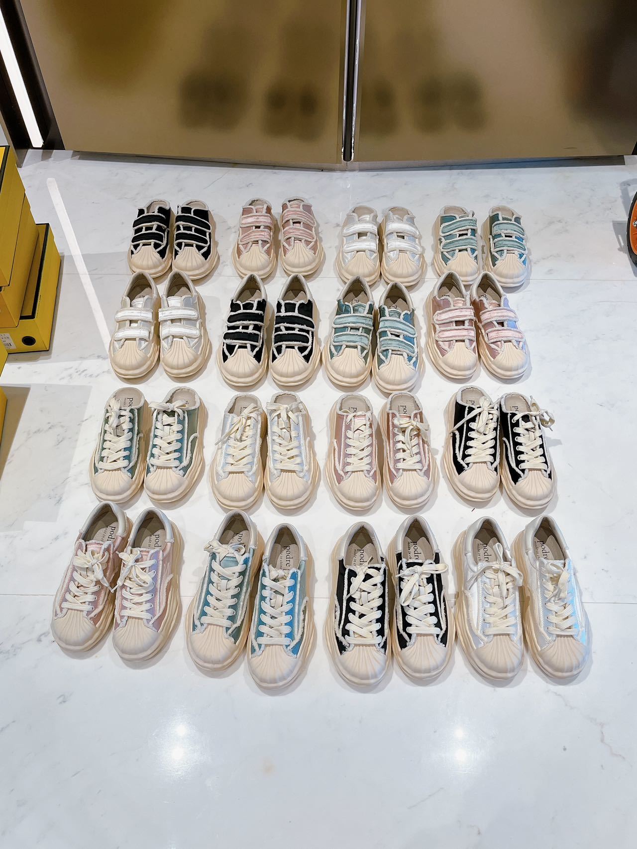 正品西班牙风妃伊斯FEIYISI厚底绸缎鞋