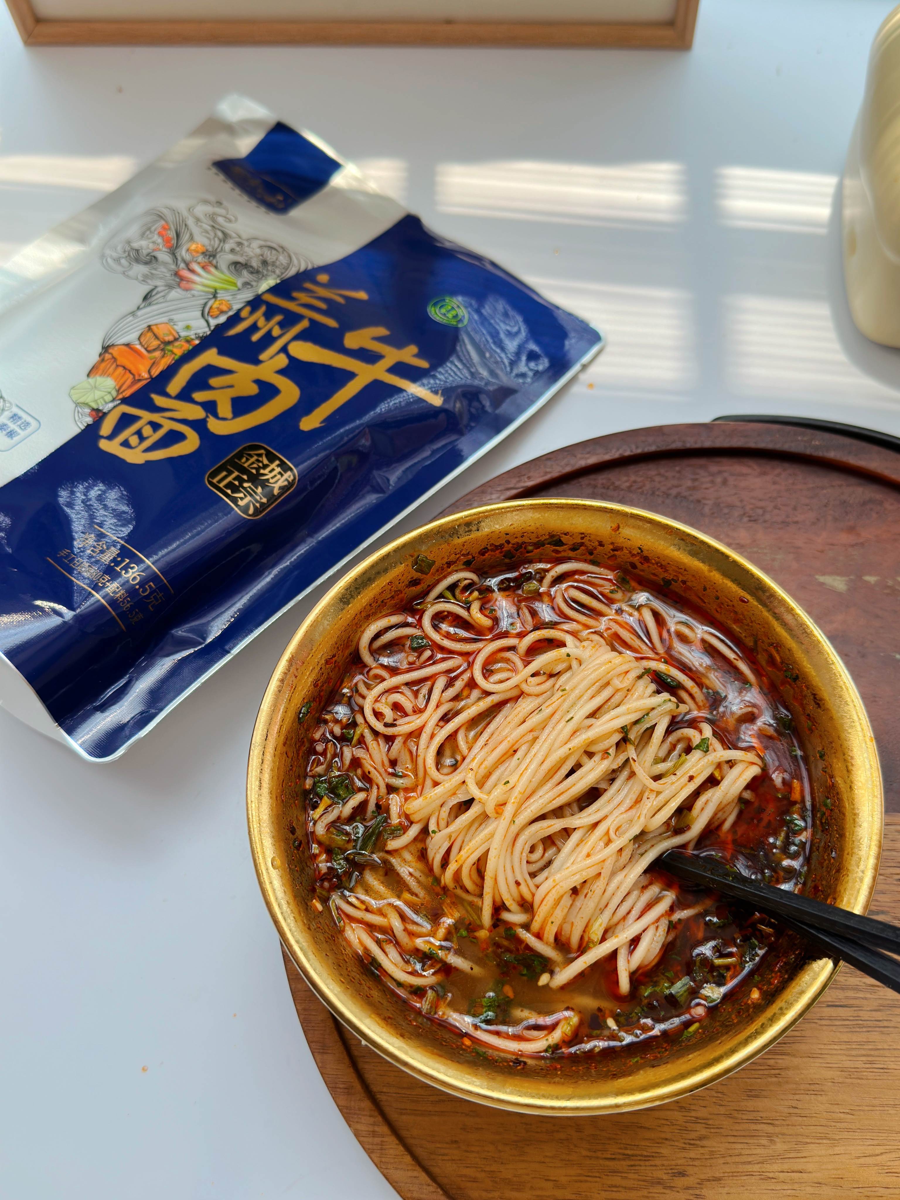 安食六和无添加金汤脆芽牛肉拉面/金城正宗兰州牛肉面