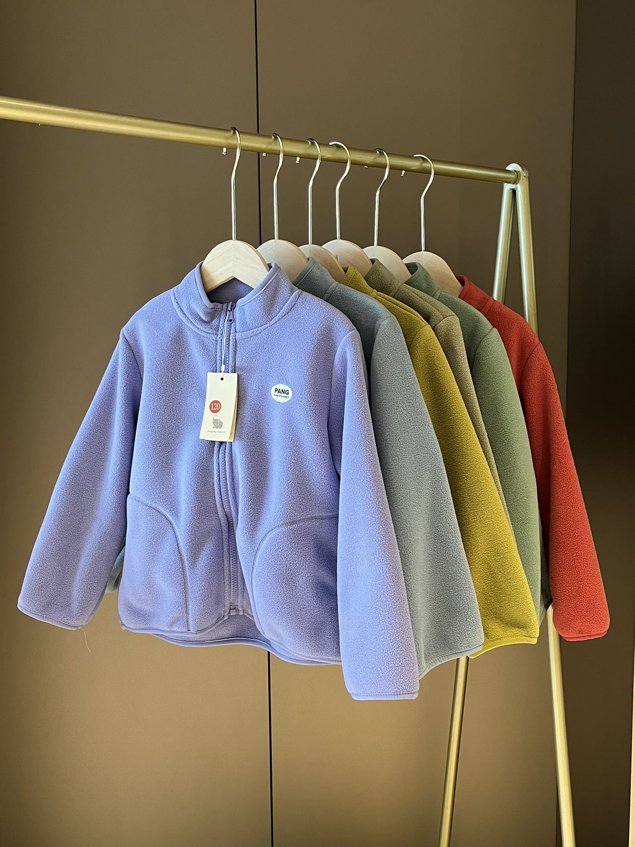 胖胖象高品质双面摇粒绒外套