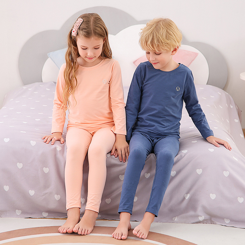 正品英氏YeehoO儿童简约舒适内衣套装